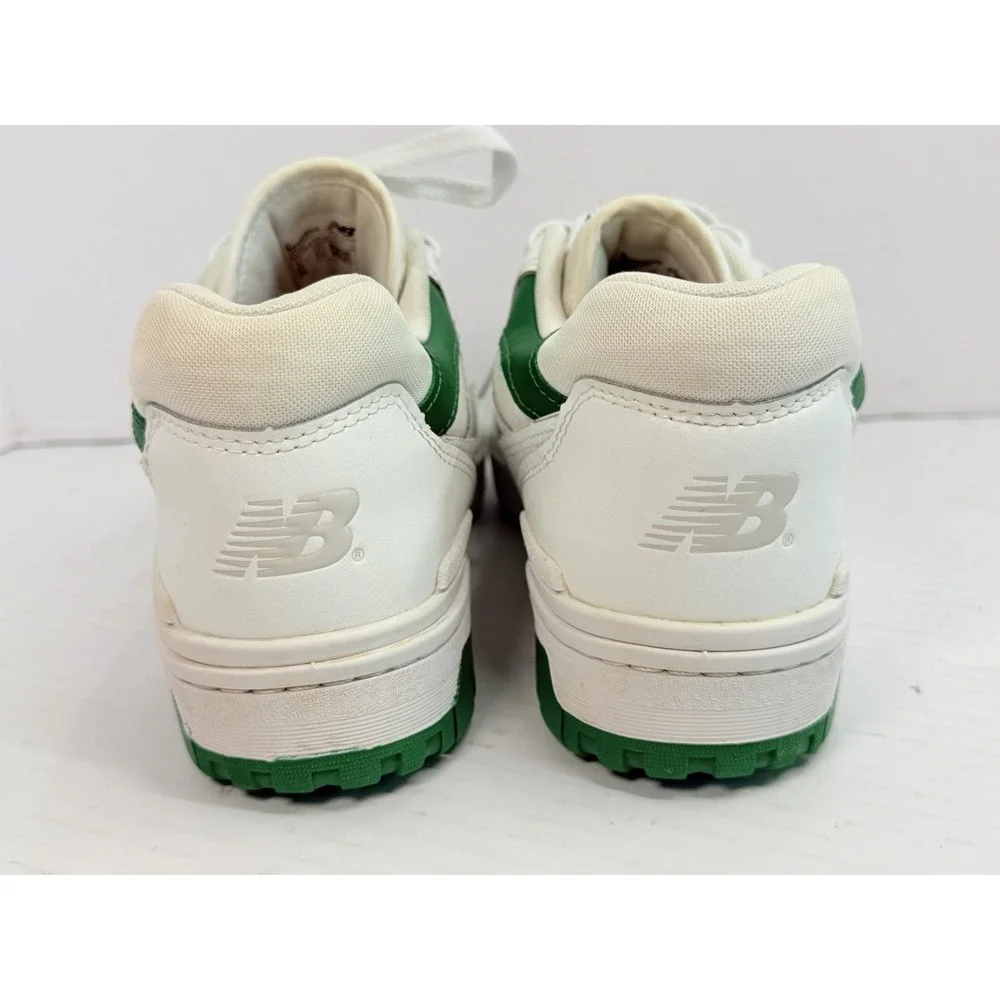 New Balance 550 White Classic Pine Summer Fog Green Men's Size 11 BB550SWB
